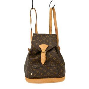LOUIS VUITTON MONTSOURIS MM BACKPACK BAG PURSE MONOGRAM M51136 SP0021 YQ01904
